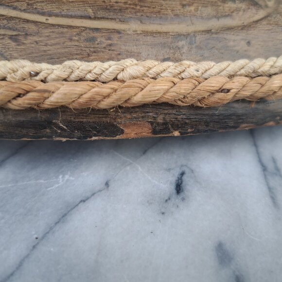 Handcrafted Tribal Wooden Mask Wall Hanging Home Decor Made in Indonesia 30 cm - Picture 10 of 10